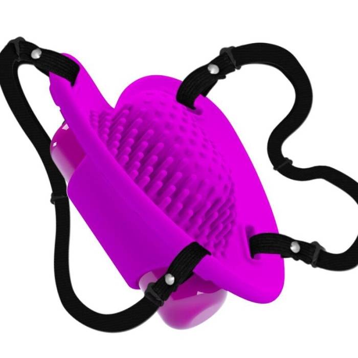 PRETTY LOVE - CLITORAL MASSAGER HEARTBEAT 10 VIBRATION MODES PURPLE