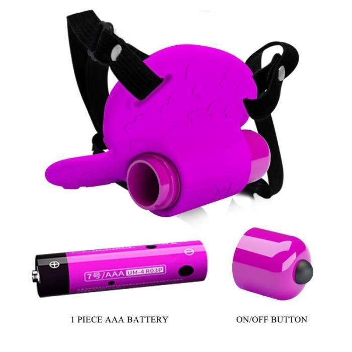PRETTY LOVE - CLITORAL MASSAGER HEARTBEAT 10 VIBRATION MODES PURPLE