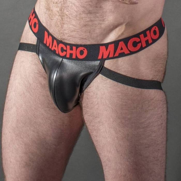 MACHO - MX25RC JOCK RED COURO S