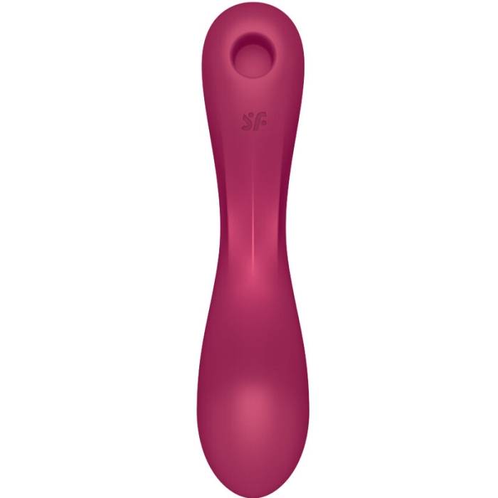 SATISFYER - CURVA TRINITY 1 AIR PULSE VIBRAÇÃO VERMELHO