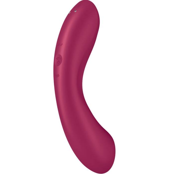 SATISFYER - CURVA TRINITY 1 AIR PULSE VIBRAÇÃO VERMELHO