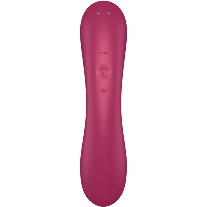 SATISFYER - CURVA TRINITY 1 AIR PULSE VIBRAÇÃO VERMELHO