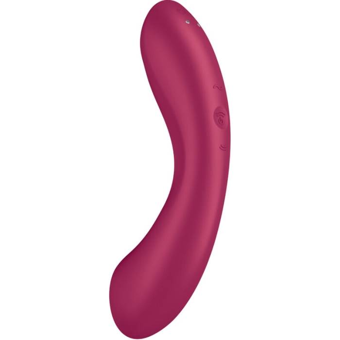 SATISFYER - CURVA TRINITY 1 AIR PULSE VIBRAÇÃO VERMELHO