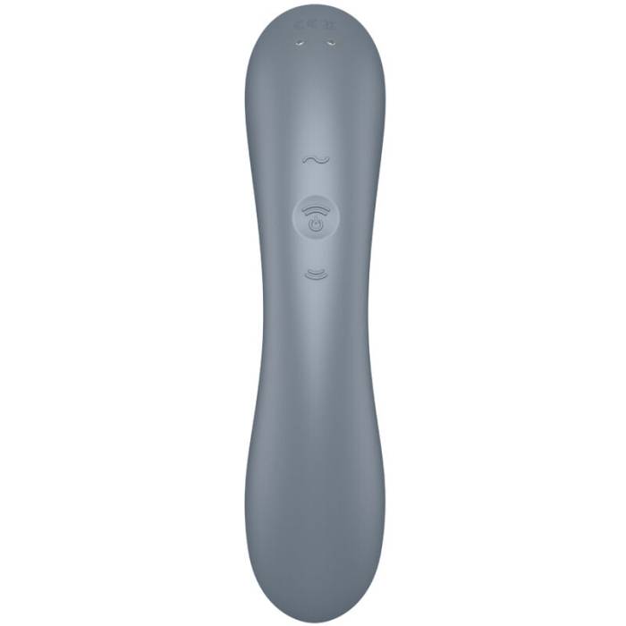SATISFYER - CURVA TRINITY 1 AIR PULSE VIBRAÇÃO CINZA