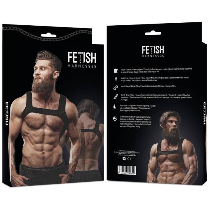 ATITUDE DE SUBMISSÃO DE FETICHE - PEITO DE NEOPRENE ARN S TAMANHO L