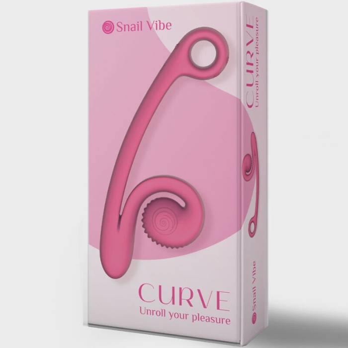 VIBRADOR CURVA CARACOL VIBE ROSA