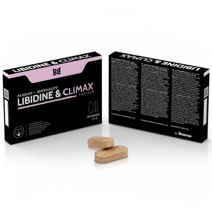 BLACKBULL BY SPARTAN - LIBIDINE & CLIMAX PAIXÃO + SENSUALIDADE PARA SEUS 10 COMPRIMIDOS