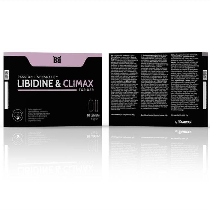 BLACKBULL BY SPARTAN - LIBIDINE & CLIMAX PAIXÃO + SENSUALIDADE PARA SEUS 10 COMPRIMIDOS