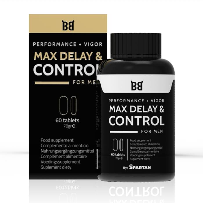 BLACKBULL BY SPARTAN - MAX DELAY & CONTROL PERFORMANCE + VIGOR FOR MEN 60 COMPRIMIDOS