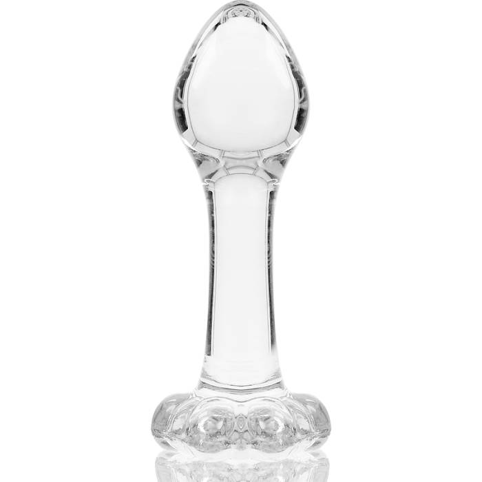 NEBULA SERIES BY IBIZA - MODELO 2 PLUG ANAL VIDRO BOROSILICADO 11 X 3,5 CM TRANSPARENTE