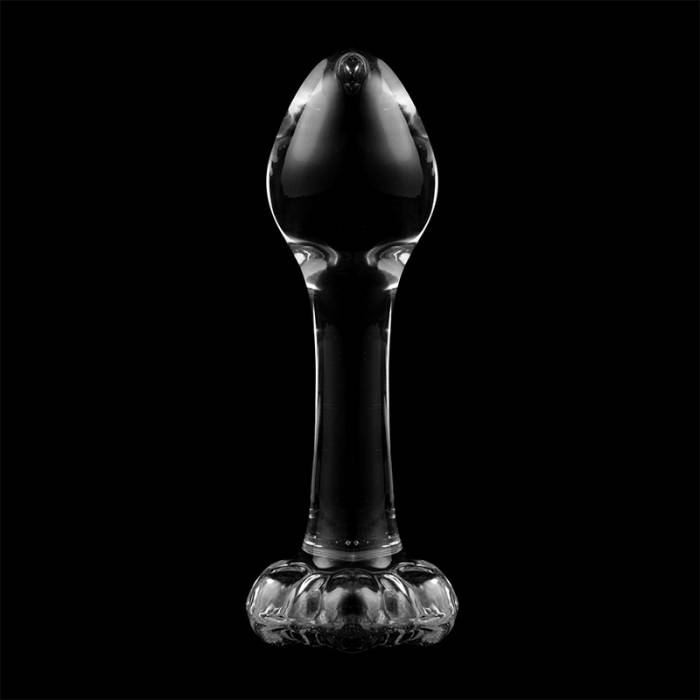 NEBULA SERIES BY IBIZA - MODELO 2 PLUG ANAL VIDRO BOROSILICADO 11 X 3,5 CM TRANSPARENTE