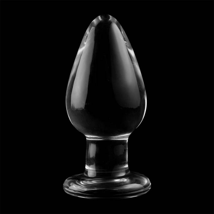NEBULA SERIES BY IBIZA - MODELO 3 PLUG ANAL VIDRO BOROSILICADO 11 X 5 CM TRANSPARENTE