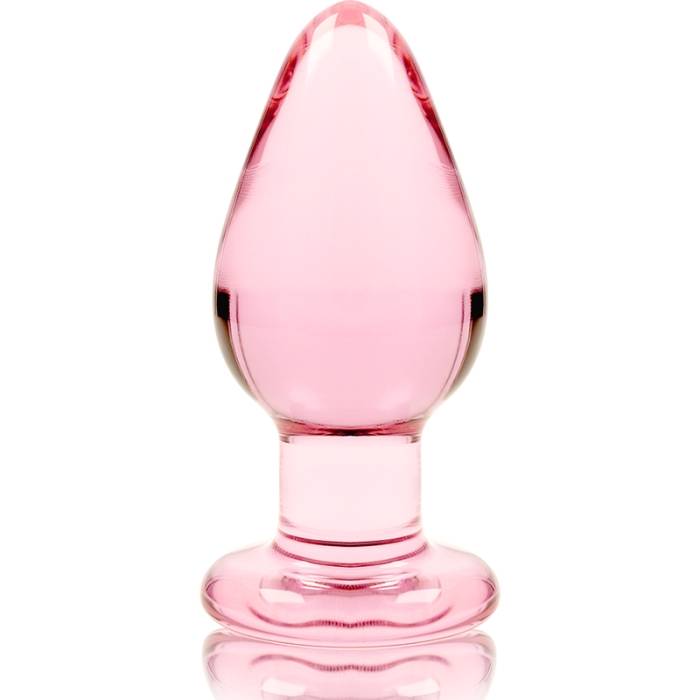 NEBULA SERIES BY IBIZA - MODELO 3 PLUG ANAL VIDRO BOROSILICADO 11 X 5 CM ROSA