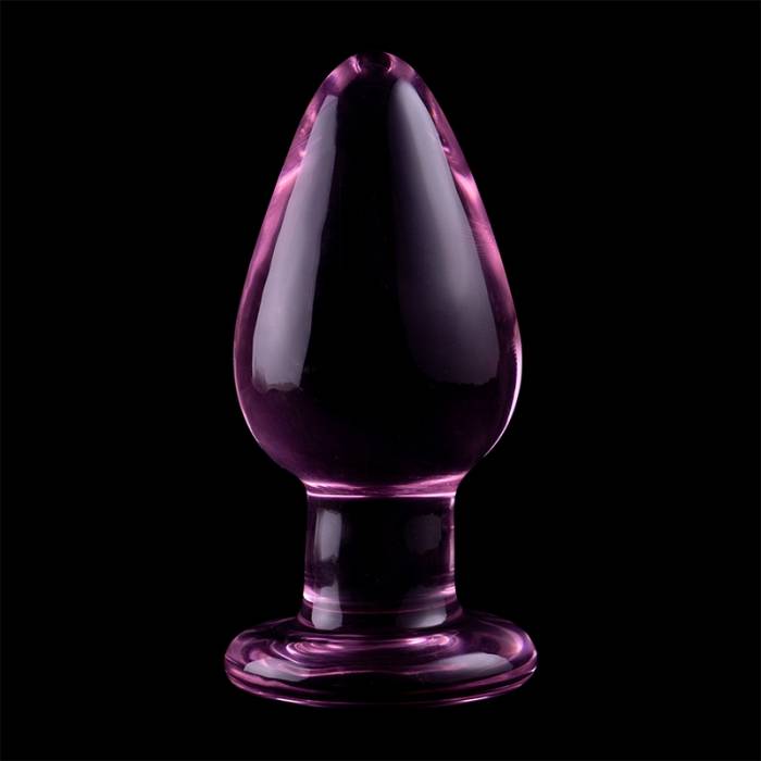NEBULA SERIES BY IBIZA - MODELO 3 PLUG ANAL VIDRO BOROSILICADO 11 X 5 CM ROSA