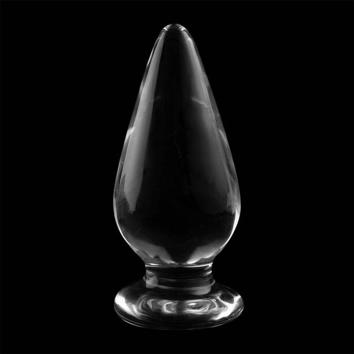NEBULA SERIES BY IBIZA - MODELO 4 PLUG ANAL VIDRO BOROSILICADO 11 X 5 CM TRANSPARENTE
