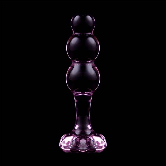 NEBULA SERIES BY IBIZA - MODELO 1 PLUG ANAL VIDRO BOROSILICADO 10,7 X 3 CM ROSA