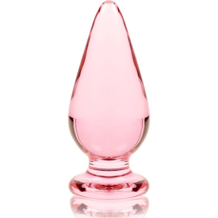 NEBULA SERIES BY IBIZA - MODELO 4 PLUG ANAL VIDRO BOROSILICADO 11 X 5 CM ROSA