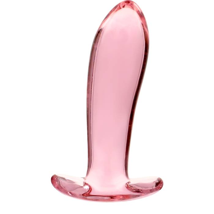 NEBULA SERIES BY IBIZA - MODELO 5 PLUG ANAL VIDRO BOROSILICADO 12,5 X 3,5 CM ROSA