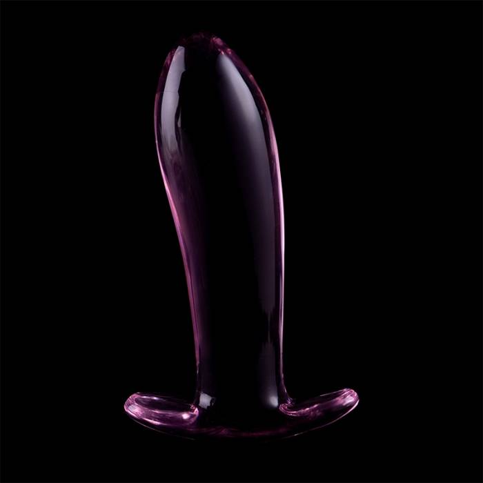 NEBULA SERIES BY IBIZA - MODELO 5 PLUG ANAL VIDRO BOROSILICADO 12,5 X 3,5 CM ROSA
