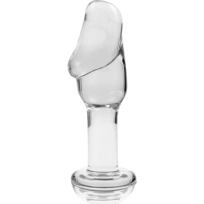 NEBULA SERIES BY IBIZA - MODELO 6 PLUG ANAL VIDRO BOROSILICADO 12,5 X 4 CM TRANSPARENTE