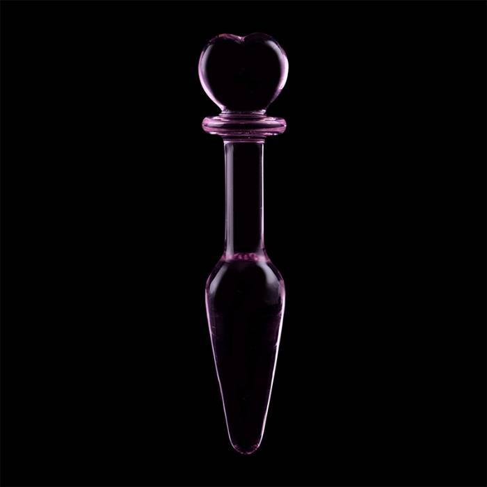 NEBULA SERIES BY IBIZA - PLUG ANAL MODELO 7 VIDRO BOROSILICADO 13,5 X 3 CM ROSA