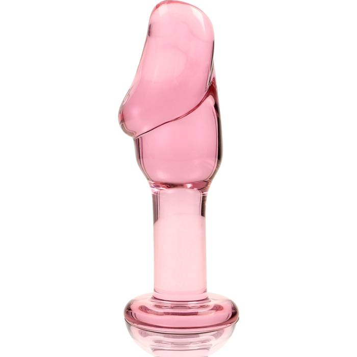 NEBULA SERIES BY IBIZA - MODELO 6 PLUG ANAL VIDRO BOROSILICADO 12,5 X 4 CM ROSA
