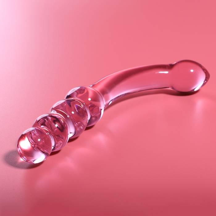 NEBULA SERIES BY IBIZA™ - MODELO 14 DILDO VIDRO BOROSILICADO 18,5 X 3 CM ROSA