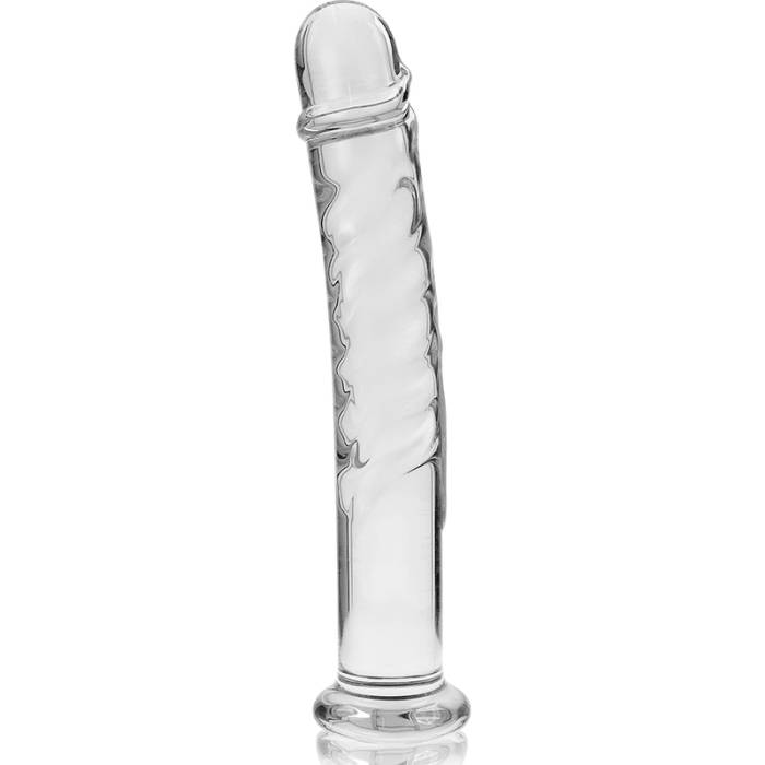 NEBULA SERIES BY IBIZA™ - MODELO 16 DILDO VIDRO BOROSILICADO 18,5 X 3 CM TRANSPARENTE