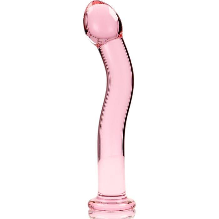 NEBULA SERIES BY IBIZA™ - MODELO 18 DILDO VIDRO BOROSILICADO 18,5 X 3,5 CM ROSA