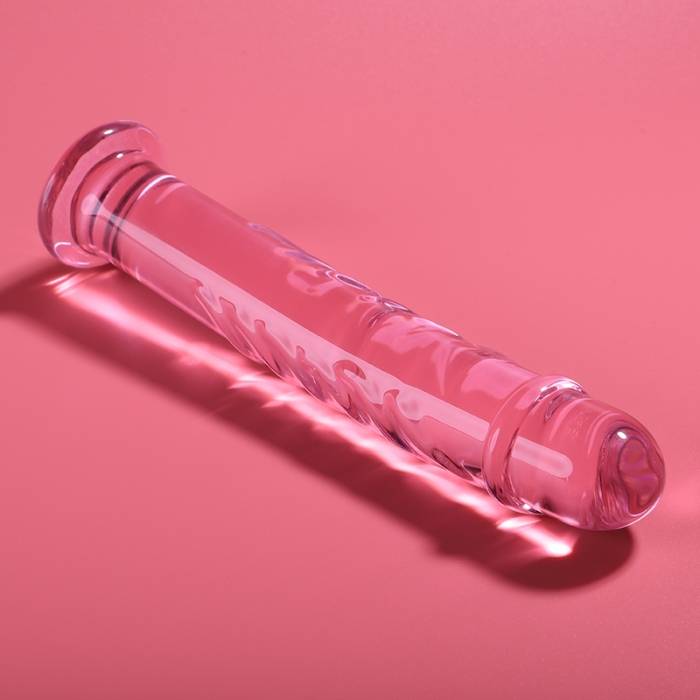 NEBULA SERIES BY IBIZA™ - MODELO 16 DILDO VIDRO BOROSILICADO 18,5 X 3 CM ROSA