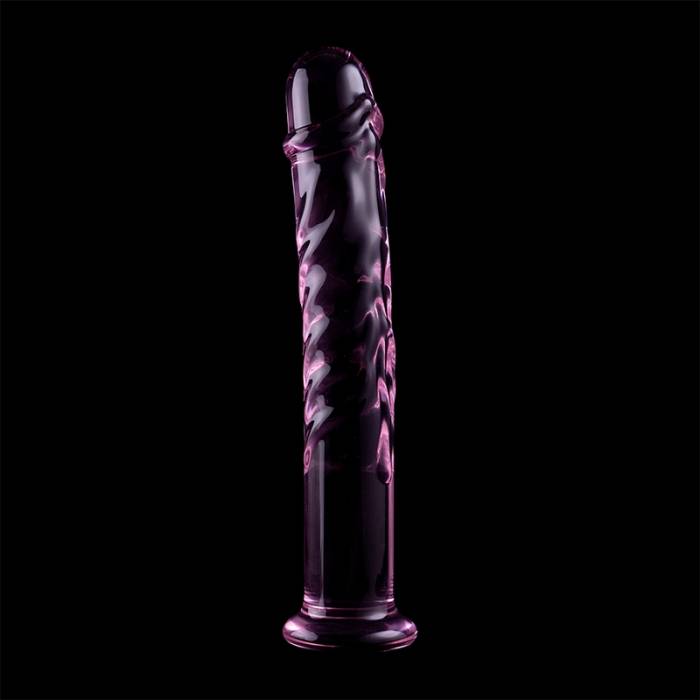 NEBULA SERIES BY IBIZA™ - MODELO 16 DILDO VIDRO BOROSILICADO 18,5 X 3 CM ROSA