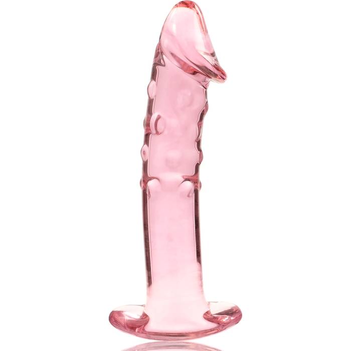 NEBULA SERIES BY IBIZA™ - MODELO 19 DILDO VIDRO BOROSILICADO 18,5 X 4 CM ROSA