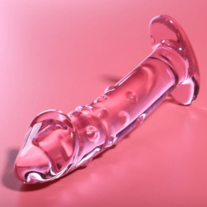 NEBULA SERIES BY IBIZA™ - MODELO 19 DILDO VIDRO BOROSILICADO 18,5 X 4 CM ROSA