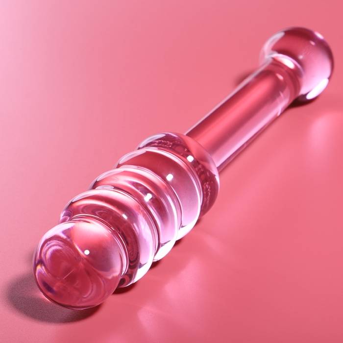 NEBULA SERIES BY IBIZA™ - MODELO 20 DILDO VIDRO BOROSILICADO 20,5 X 3 CM ROSA