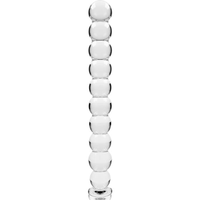 NEBULA SERIES BY IBIZA - MODELO 22 DILDO VIDRO BOROSILICADO 21,5 X 2,5 CM TRANSPARENTE