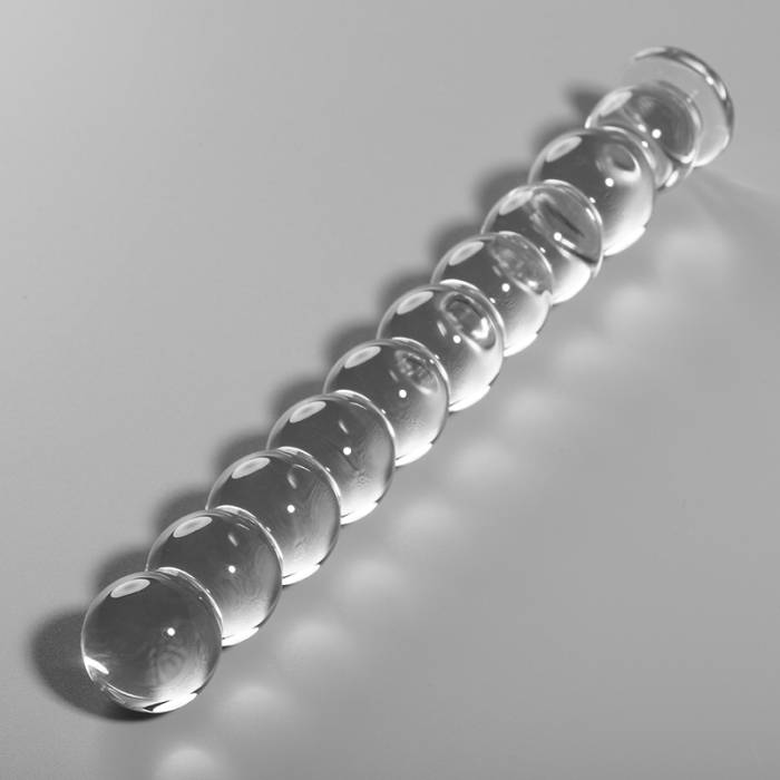 NEBULA SERIES BY IBIZA - MODELO 22 DILDO VIDRO BOROSILICADO 21,5 X 2,5 CM TRANSPARENTE