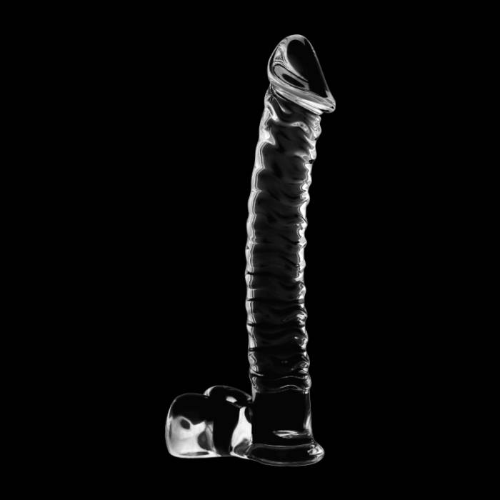 NEBULA SERIES BY IBIZA - MODELO 23 DILDO VIDRO BOROSILICADO 21,5 X 4 CM TRANSPARENTE