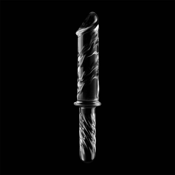 NEBULA SERIES BY IBIZA - MODELO 24 DILDO VIDRO BOROSILICADO 28,5 X 5 CM TRANSPARENTE