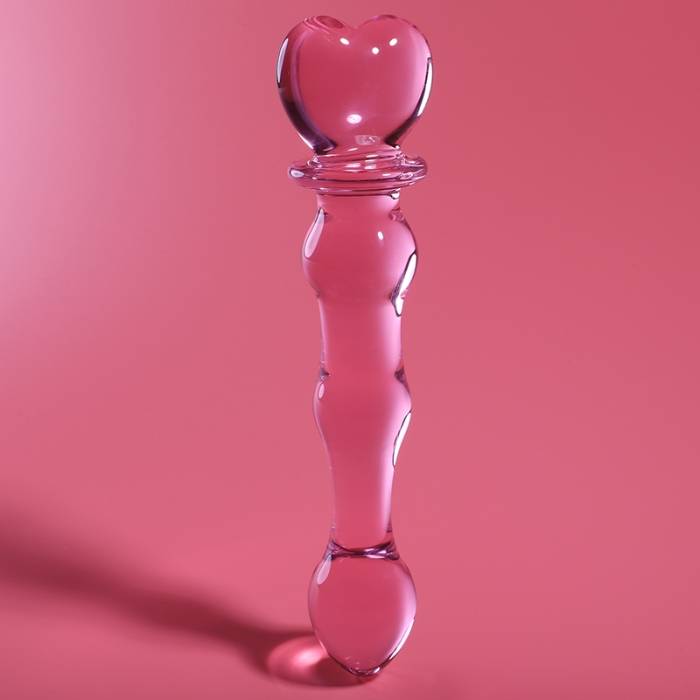 NEBULA SERIES BY IBIZA™ - MODELO 21 DILDO VIDRO BOROSILICADO 20,5 X 3,5 CM ROSA
