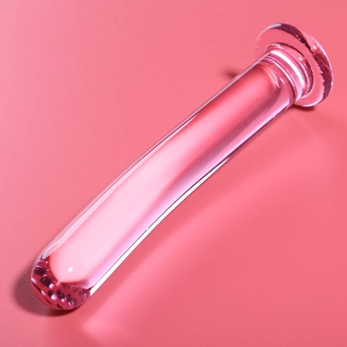 NEBULA SERIES BY IBIZA - MODELO 9 DILDO VIDRO BOROSILICADO 15,5 X 2,5 CM ROSA