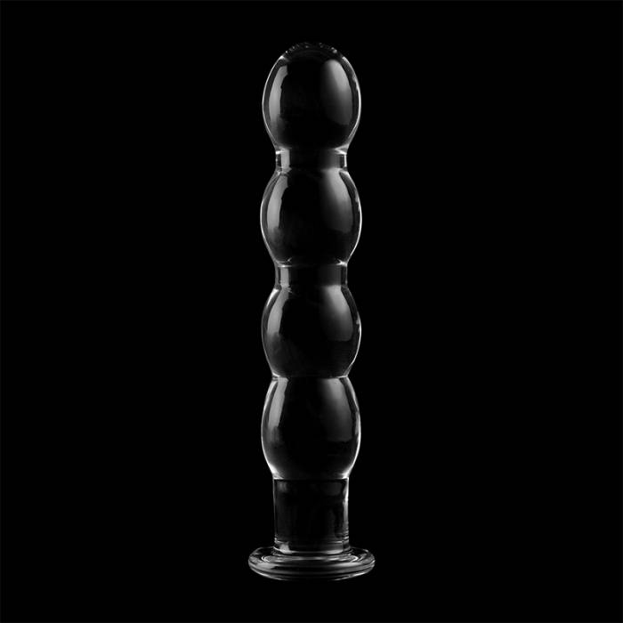 NEBULA SERIES BY IBIZA - MODELO 10 DILDO VIDRO BOROSILICADO 16,5 X 3,5 CM TRANSPARENTE