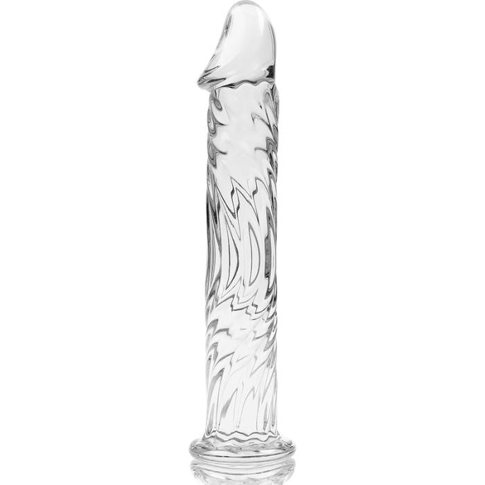 NEBULA SERIES BY IBIZA - MODELO 12 DILDO VIDRO BOROSILICADO 17 X 3,5 CM TRANSPARENTE