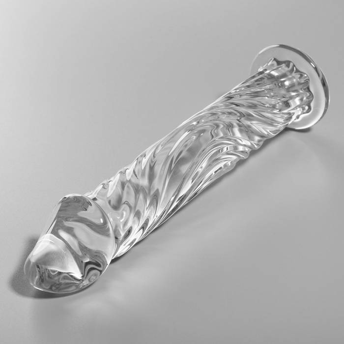 NEBULA SERIES BY IBIZA - MODELO 12 DILDO VIDRO BOROSILICADO 17 X 3,5 CM TRANSPARENTE