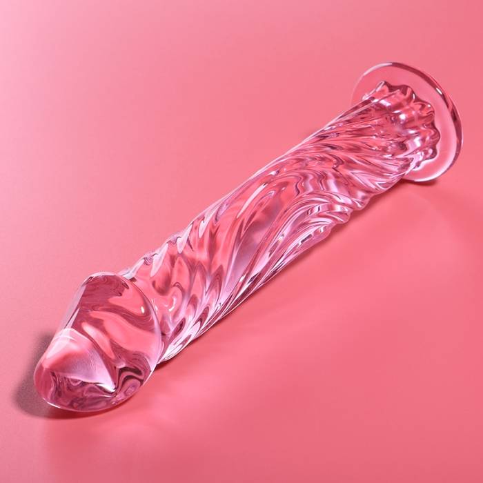 NEBULA SERIES BY IBIZA - MODELO 12 DILDO VIDRO BOROSILICADO 17 X 3,5 CM ROSA