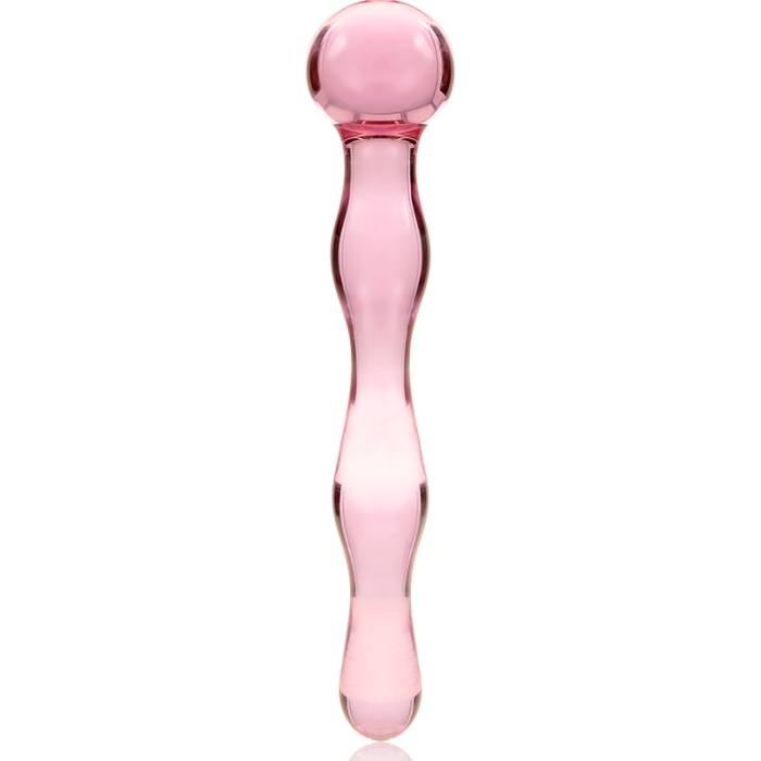 NEBULA SERIES BY IBIZA™ - MODELO 13 DILDO VIDRO BOROSILICADO 18 X 3,5 CM ROSA