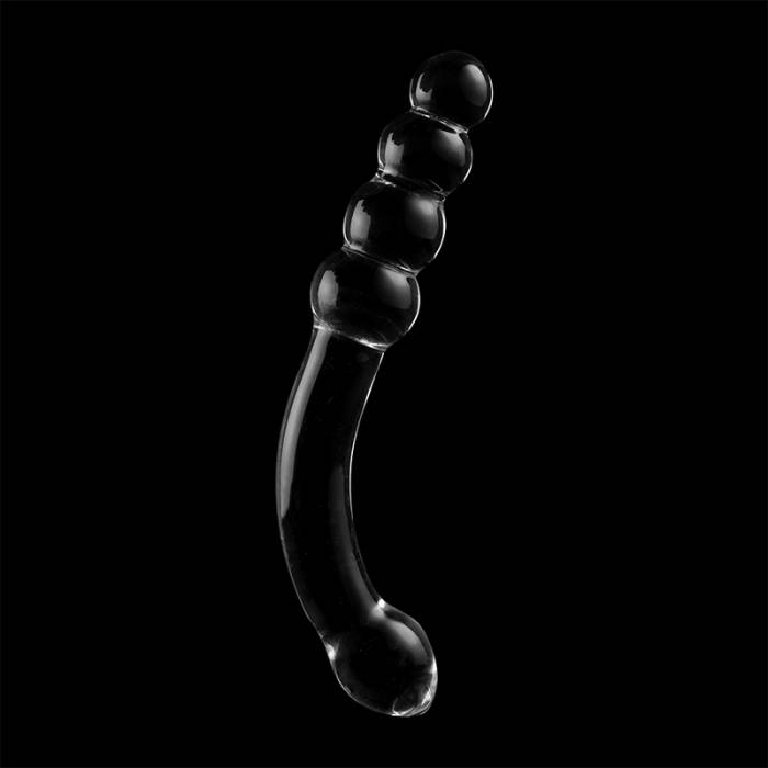 NEBULA SERIES BY IBIZA™ - MODELO 14 DILDO VIDRO BOROSILICADO 18,5 X 3 CM TRANSPARENTE