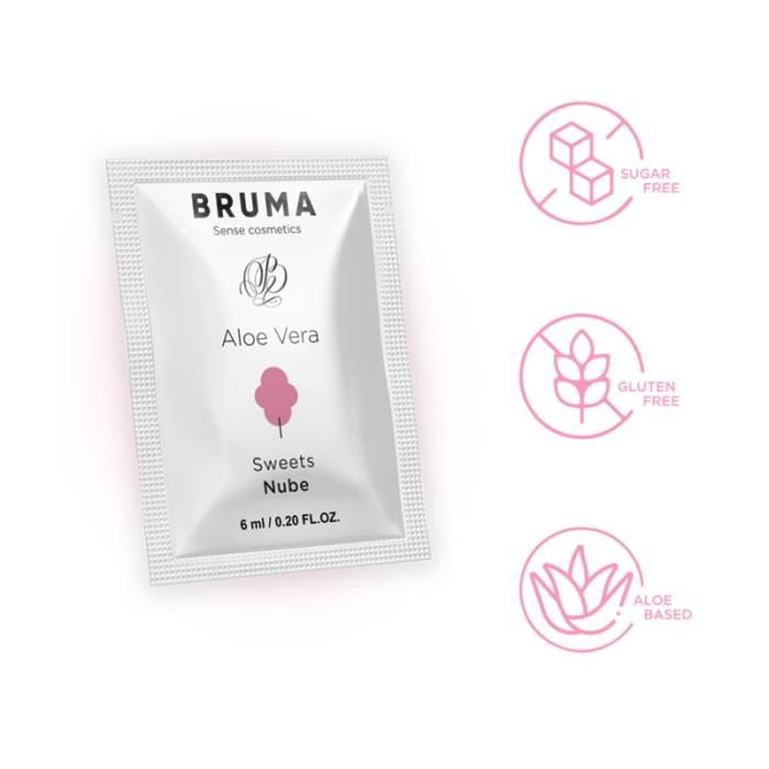BRUMA - GEL DESLIZANTE CON ALOE VERA SABOR A NUBE 6 ML
