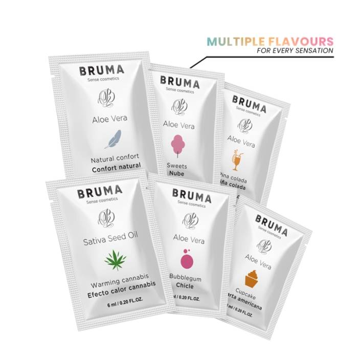 BRUMA - GEL DESLIZANTE CON ALOE VERA SABOR A NUBE 6 ML