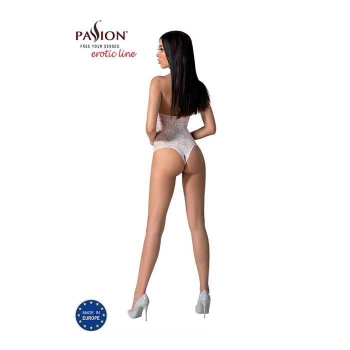 PASSION - BS094 BODYSTOCKING BLANCO TALLA UNICA