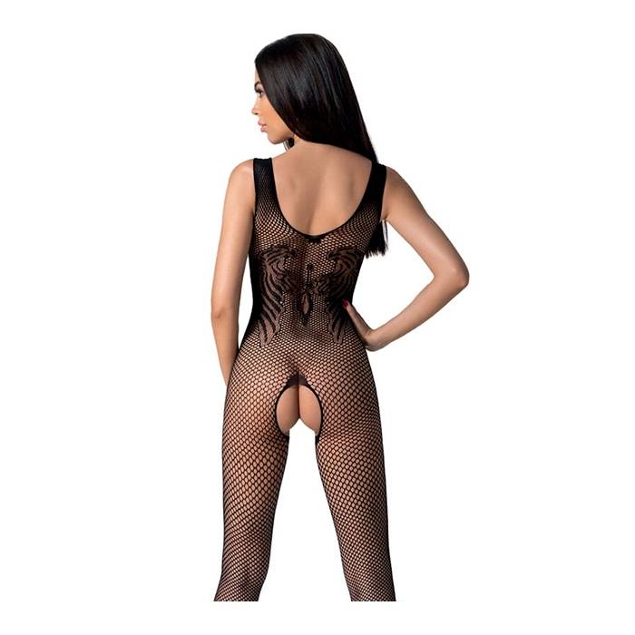 PASSION - BS098 BODYSTOCKING NEGRO TALLA UNICA